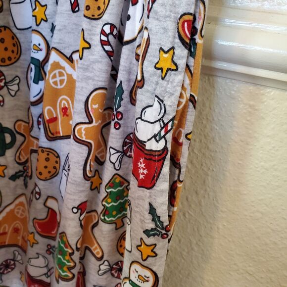 Little Sleepies Lounge Pajama‎ Set Christmas Gingerbread Long Sleeve Women's XL - Picture 9 of 16